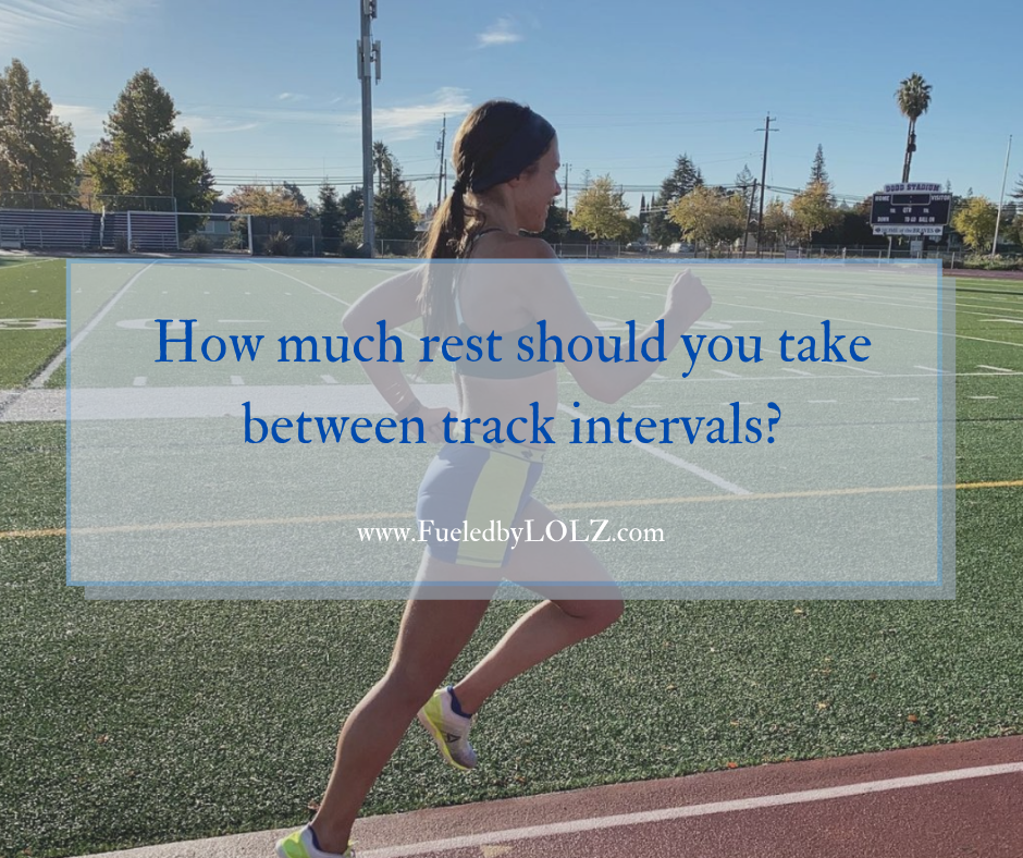 How much rest should you take between track intervals?